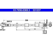 Ate Bremsschlauch 83.7856-0369.3