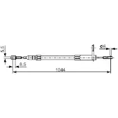 Bosch Seilzug, Feststellbremse 1 987 477 812