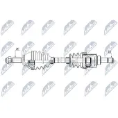 NTY NPW-VW-155 Antriebswelle Vorne Links für VW up! Schrägheck (121, 122, BL1, BL2) für SKODA Citigo Schrägheck für SEAT Mii (KF1)