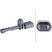 Hella Sensor Raddrehzahl 2-polig Hallsensor für u.a. SKODA OCTAVIA