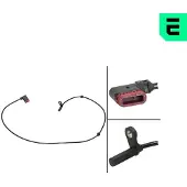 OPTIMAL ABS Sensor Raddrehzahl Hinten passend für MERCEDES-BENZ GLK (X204) 06-S322