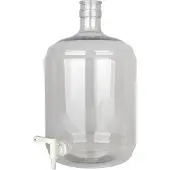 Ich-zapfe Weinballon, Glasballon - PET 12 Liter mit Hahn 5/16-7/16