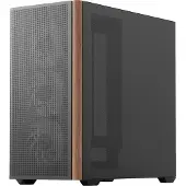 Aerocool D301A, Mini Tower, PC, Schwarz, Holz, micro ATX, Mini-ITX, Acrylnitril-Butadien-Styrol (ABS), SPCC, Gaming