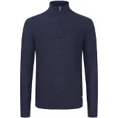 11 Project klassischer PRTillmann Fine Herren Troyer mit Stehkragen Pullover 21301005-ME-1940101 Blau