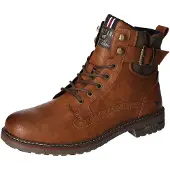 Mustang Veterschoenen Hoog Veterschoenen Hoog - cognac - Maat 44
