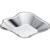 Iittala Dekoschale Alvar Aalto Edelstahl Silber 6 x 35,8 cm
