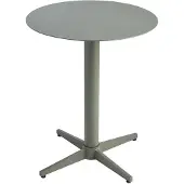 Brafab Gartenbeistelltisch Mill aus Aluminium, modern, rund, Nordic Green, Ø 50 cm, pflegeleicht