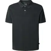 Pepe Jeans Herren Kurzarm-Poloshirt schwarz aus nachhaltiger Baumwolle kaufen