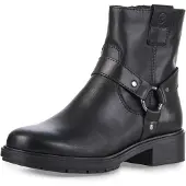 Tamaris Damen Winter Halbstiefel Schwarz mit Blockabsatz und Reißverschluss