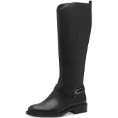 Tamaris Damenschuhe Stiefeletten Schlupfstiefel Schaftstiefel Schwarz, Schuhgröße:38 EU