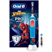 Oral-B Pro Kids, Kind, Vibrierende Zahnbürste, Tägliche Pflege, Super sensitive, Blau, Weiß, 2 min, 3 Jahr(e)