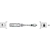 MAGNETI MARELLI Zündleitungssatz 941318111043