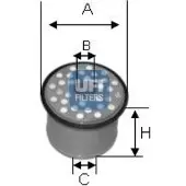 Ufi Kraftstofffilter 24.390.00