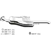 ERNST 054096 Endschalldämpfer für OPEL Astra G Limousine (T98) Auspuff