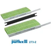 PURFLUX Innenraumluftfilter CabinHepa+ AHH273-2