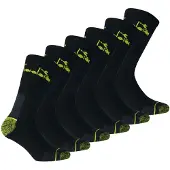 Diadora Unisex Arbeitssocken, 6er Pack - Sportsocken, Baumwolle, Logo, einfarbig
