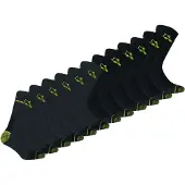 Diadora Kurzsocken "Socken 12er Pack", Damen, Gr. 39-42, schwarz (schwarz, anthrazit), Obermaterial: 75% Baumwolle CO. 23% Polyester PES. 2% Elasthan EL., Socken Kurzsocken