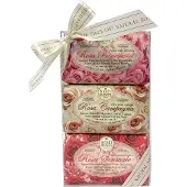 Nesti dante Seife Le Rose - 3er Geschenk-Set (Limitierte Auflage) 450 g