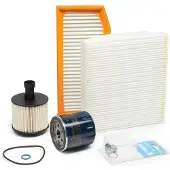 PURFLUX Filterset Inspektionspaket Filtersatz für RENAULT Clio IV Schrägheck (BH) Captur (J5, H5) für DACIA SANDERO II