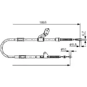 Bosch Seilzug, Feststellbremse 1 987 482 158