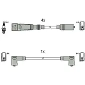ASTEMO Hüco Zündleitungssatz [Hersteller-Nr. 134786] für VW, Seat