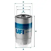 Ufi Kraftstofffilter 24.011.00