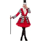 Coppens Rot Weiss karierte Jacke für Damen