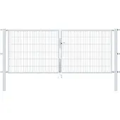 Alberts Zaundoppeltür "Flexo" 300 cm Breite (150cm + 150cm), in versch. Höhen
