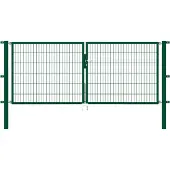 Alberts Zaundoppeltür "Flexo" 300 cm Breite (150cm + 150cm), in versch. Höhen
