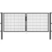 Alberts Zaundoppeltür "Flexo" 300 cm Breite (150cm + 150cm), in versch. Höhen