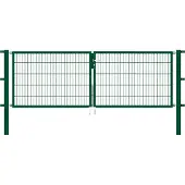 Alberts Zaundoppeltür "Flexo" 300 cm Breite (150cm + 150cm), in versch. Höhen