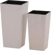 Siena Garden ECO Gefäß Nizza 30cm weiß