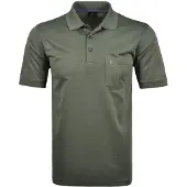 Ragman Herren Poloshirt - Oberteil, Softknit-Polo, Baumwollmischung, Brusttasche, Knopfleiste, kurz, einfarbig