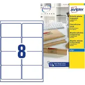Sans marque Quickpeel-blätter Tintenstrahldrucker J856525 Mehrzweck-etikett 99.1x67.7 Mm