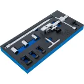 Bgs 1744 Druckluft-Ventilfederspanner-Satz, 15-tlg.