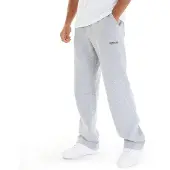 Avant Garde Herren Jogginghose Gerade Schnitt Hell Grau Melange