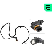 OPTIMAL ABS Sensor Raddrehzahl Vorne passend für MERCEDES-BENZ S-Klasse Limousine (W221) 06-S700