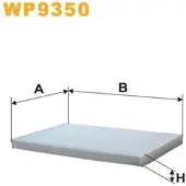 WIX FILTERS Filter, Innenraumluft WP9350