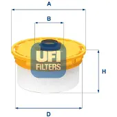 Ufi Kraftstofffilter 26.138.00