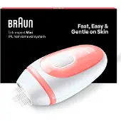 Braun Silk-expert Mini PL1000 IPL, Pink, Weiß, Lichtimpulstechnologie (IPL), AC