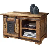 Massivart Couchtisch Truhe Mango Massivholz Breite 76 cm - EMANUEL