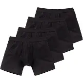 Schiesser Herren Shorts 4er Pack - Cotton Essentials, Authentic, Nadelzug, uni