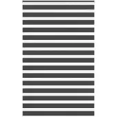 vidaXL Doppelrollo Schwarz 140x230 cm Stoffbreite 135,9 cm Polyester