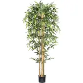 Creativ Green Kunstbaum "Bambus" mit echten Bambusstäben