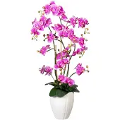Creativ Green Kunstorchidee "Deko-Orchidee Phalaenopsis XL im Keramiktopf"
