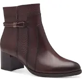 Tamaris Damenschuhe Stiefeletten Reißverschluss Braun Freizeit
