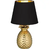 TRIO - Tischlampe PINEAPPLE - Gold - 20x20x35 cm