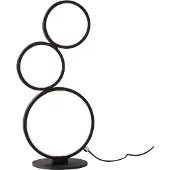 TRIO Rondo LED Tischleuchte 17W dimmbar Schwarz Matt warmweiss