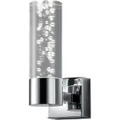 TRIO Badezimmerlampe Wandleuchte Chrom Acryl Up light 3,2W LED Badleuchte