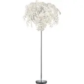 TRIO - Stehlampe LEAVY - Grau - 70x70x180 cm
